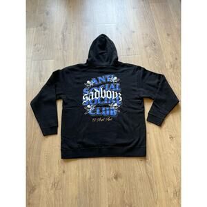 New With Tags Anti Social Social Club El Azul Hoodie Men’s Size XXL Black